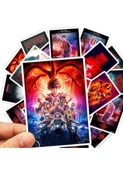 Yabancı Şeyler Çıkartma Paketi Anime Çocuklar Için Buzdolabı Telefon Laptop Kaykay Valiz Komik Çıkartma Hediyeler (Yurt Dışından) fırsatları