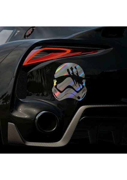 Kırmızı Stil Star Wars Çizgi Film Büyük Desen Araba Dekorasyon Sticker Güçlü Yapışkan Lazer Defter Sticker Elektrikli Araç Kask Stickerları (Yurt Dışından) fiyatları