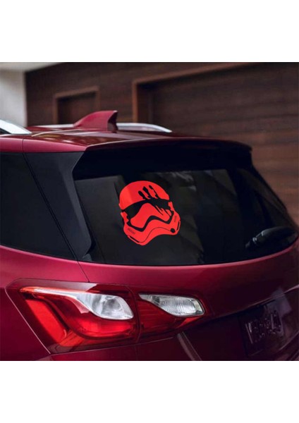 Kırmızı Stil Star Wars Çizgi Film Büyük Desen Araba Dekorasyon Sticker Güçlü Yapışkan Lazer Defter Sticker Elektrikli Araç Kask Stickerları (Yurt Dışından) fırsatları