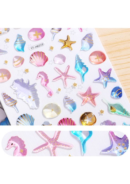 B-17 Tarzı Eğlenceli Fantastik Çizgi Film Çıkartmalar Bronzlaşma 3D Çevre Dostu Cep Telefonu Günlüğü El Kitabı Çıkartma Malzemesi Çocuk Hediyeleri (Yurt Dışından)