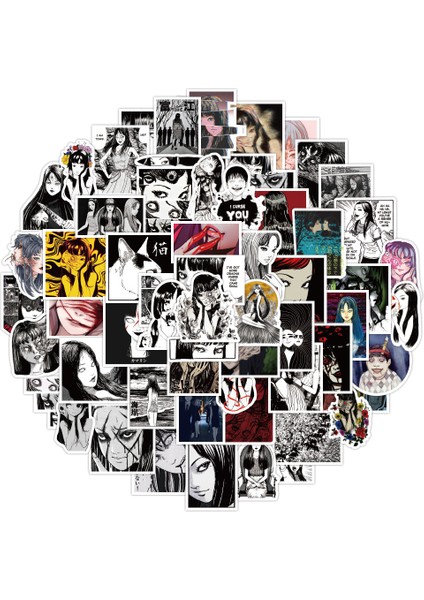 H-60 Adet Tarzı Tomie Çıkartmaları Anime H Comic Fujiang Graffiti Araba Bisiklet Motosiklet Kaykay Laptop Çıkartmaları - (Yurt Dışından)