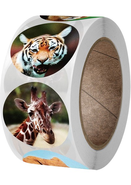 8 Sayfa Stili Çocuklar Için Rulo Çizgi Film Hayvan Sticker Ödül Kaykay Hayvanat Bahçesi Sticker Oyuncakları Laptop Stickerları Araba Telefon Bloknot Üzerine (Yurt Dışından) modelleri