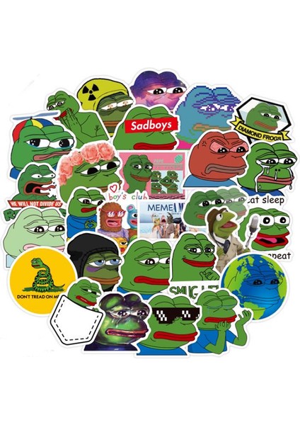 Kumral Tarzı Pcs Yeni Klasik Meme Çıkartmaları Laptop Gitar Bagaj Kaykay Su Geçirmez Cool Graffiti Sticker Etiket Çocuk Klasik Oyuncaklar (Yurt Dışından)