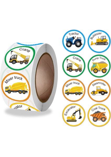 A-117 Stili Yeni Kamyon Çıkartmaları Çocuk Oyuncakları Hediye Yapışkan Inşaat Arabası Doğum Günü Partisi Süslemeleri Için Öğrenci Çocuklar Için Ödül Çıkartma (Yurt Dışından) fiyatları