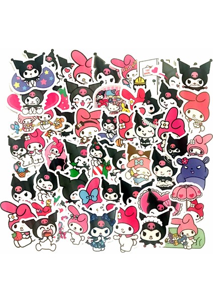 50 Adet Rastgele Stil Süper Lomi Graffiti Sticker Renkli Pvc Su Geçirmez Kask Bilgisayar Bagaj Kaykay Sticker'ları (Yurt Dışından)