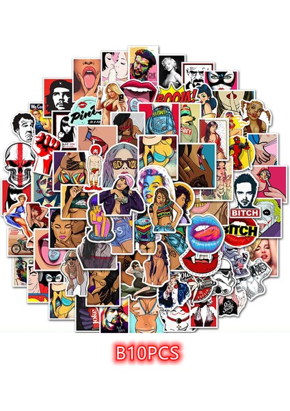 Fildişi Tarzı Pcs Hip-Hop Tarzı Gelgit Modası Graffiti Sticker'lar Su Geçirmez Gitar Bisiklet Kaykay Motosiklet Çocuk Oyuncakları Için (Yurt Dışından)