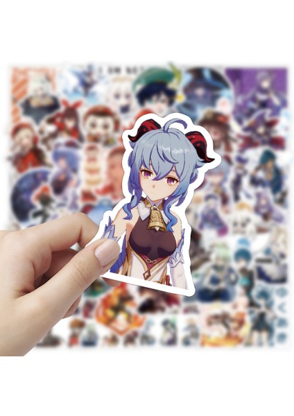 50 Adet A ve B Tarzı Pc'ler Için Ge Impact Oyun Çıkartmaları Anime Laptop Valiz Kaykay Bisiklet Bagaj Su Geçirmez Sticker Çocuk Oyuncak Hediye Etiket (Yurt Dışından) indirimleri