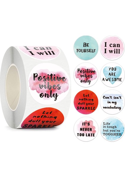 Çoklu Stil Öğretmenler Için Teşvik Edici Sözler Ödül Stickerları 8 Tasarım Sınıf Malzemeleri Suluboya Motivasyonlu Sticker Çocuklar Için (Yurt Dışından) indirimleri