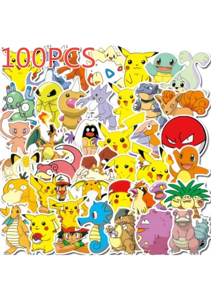 40 Adet Tarzı Pokemon Çıkartmaları Bagaj Kaykay Telefon Dizüstü Bilgisayar Moto Bisiklet Duvar Gitar Sticker Dıy Su Geçirmez Sticker (Yurt Dışından) modelleri