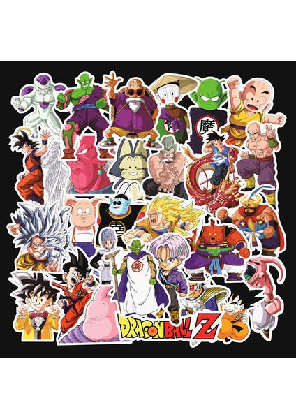 100 ADET-005 Tarzı Anime Ejderha Topu Stickerlar Süper Saiyan Goku Etiket Snowboard Bagaj Araba Buzdolabı Dizüstü Bilgisayar Cool Sticker Için (Yurt Dışından)