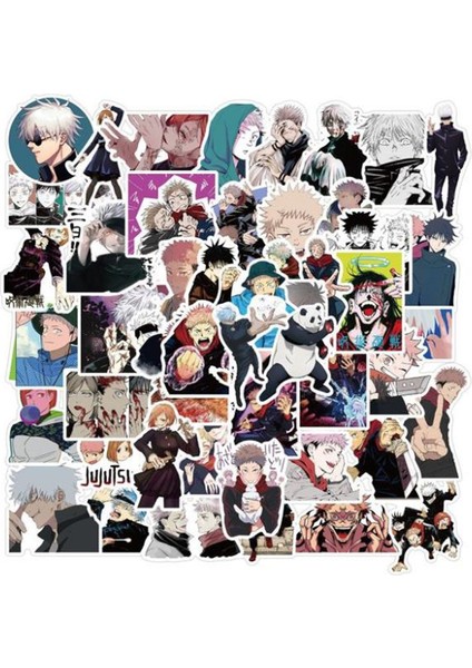 50 Adet-A Tarzı Çocuk Oyuncakları Anime Sihirli Geri Çekme Savaş Çizgi Film Defter Valiz Gitar Ofis Süsleme Sticker (Yurt Dışından)