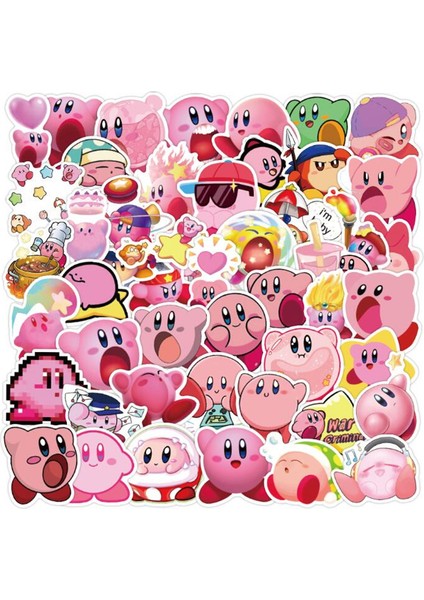 Koyu Gri Tarzı Pokemon Stickerlar Kirby Estetik Çizgi Film Anime Grafiti Etiketleri Seyahat Çantası Gitar Su Geçirmez Etiketler Naklejki (Yurt Dışından) fırsatları