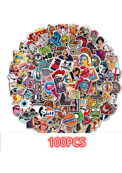 Fildişi Tarzı Pcs Hip-Hop Tarzı Gelgit Modası Graffiti Sticker'lar Su Geçirmez Gitar Bisiklet Kaykay Motosiklet Çocuk Oyuncakları Için (Yurt Dışından) fırsatları