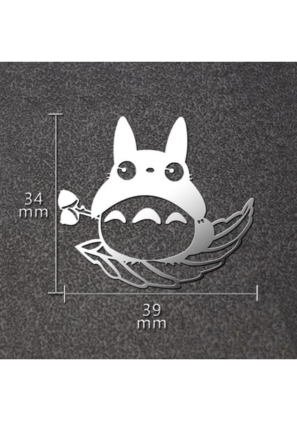 1 Adet Tarzı Anime Komşum Totoro Çizgi Sticker Lüks Cep Telefonu Laptop Sticker Araba Motosiklet Etiket Kendin Yap 3D Metal Sticker (Yurt Dışından) fırsatları