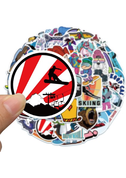 30 Adet Tarzı Pcs Açık Hava Kayak Spor Grafiti Sticker Kask Laptop Gitar Kaykay Bisiklet Pvc Çıkartma (Yurt Dışından)