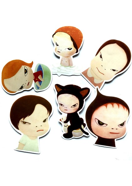 Nara Yoshitomo Çıkartmaları Valiz Kaykay Laptop Bagaj Buzdolabı Telefon Araba Stil Dıy Etiket Sticker (Yurt Dışından) fiyatları