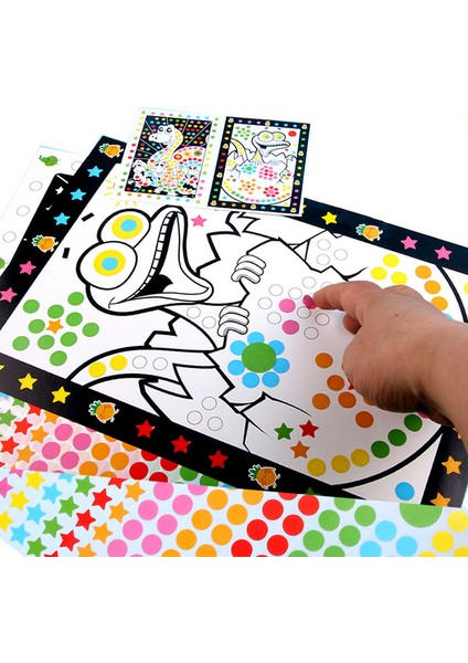 B Stili 1 Takım Stili Çocuklar Için Eğlenceli Bulmaca Nokta Stickerları Sevimli Karikatür Çizim Mozaik Sticker Çocuklar Için Erken Eğitici Sabır Eğitim Oyuncakları (Yurt Dışından) fiyatları