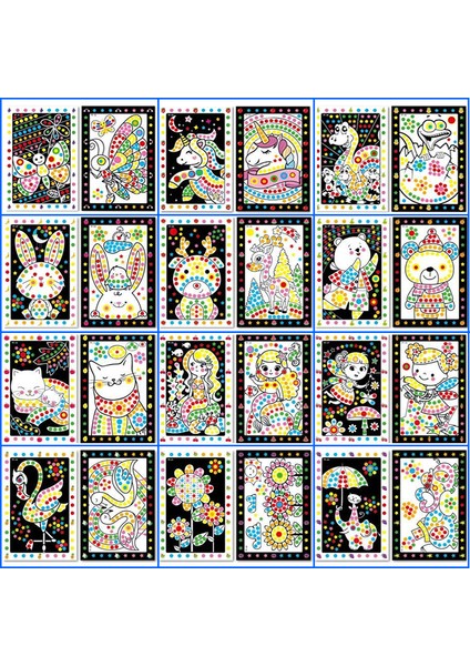 B Stili 1 Takım Stili Çocuklar Için Eğlenceli Bulmaca Nokta Stickerları Sevimli Karikatür Çizim Mozaik Sticker Çocuklar Için Erken Eğitici Sabır Eğitim Oyuncakları (Yurt Dışından) indirimleri