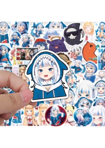 10 Adet B Tarzı Pcs Sevimli Anime Kız Gawr Gura Stickerları Dıy Buzdolabı Kaykay Laptop Su Geçirmez Grafiti Vsco Sticker Etiketler Çocuk Oyuncakları Için (Yurt Dışından) fırsatları
