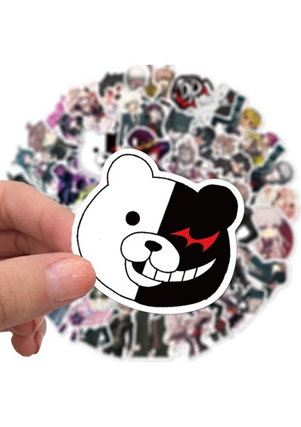 50 Adet Tarzı Danganronpa Trigger Happy Havoc Japon Anime Stickerları Buzdolabı Araba Kask Kendin Yap Hediye Kutusu Bisiklet Gitar Için - Türkçe E-Ticaret Başlık (Yurt Dışından) indirimleri