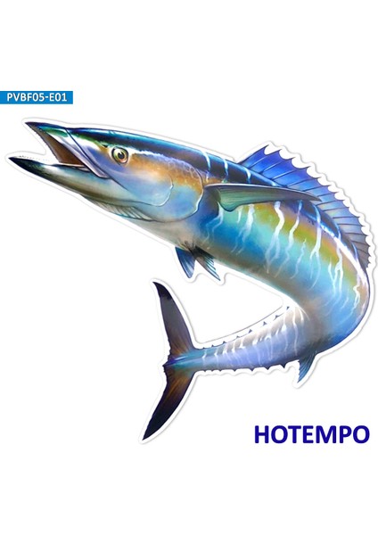 PVBF02-B01 Stili 20CM 7.büyük Boy Deniz Balığı Stili Ton Çipura Levrek Su Geçirmez Açık Hava Sticker Balıkçı Laptop Bagaj Tekne Araba Sticker'ı (Yurt Dışından) modelleri
