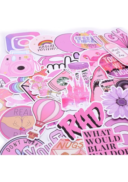 50 Adet Küçük Taze Stil Sevimli Kız Vsco Stickerları - Bavul Laptop Sticker Kaykay Stickerları Bisiklet Araba Motosiklet Buzdolabı Jdm Sticker Için Kendin Yap Sticker (Yurt Dışından) fırsatları