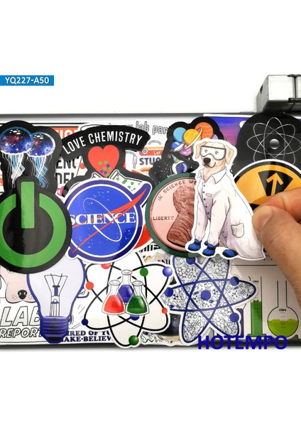 Laboratuvar Bilim Kimya Matematik Sembol Element Formül Telefon Laptop Araba Stickerları Için Defterler Kırtasiye Bagaj Stickerı (Yurt Dışından) fiyatları