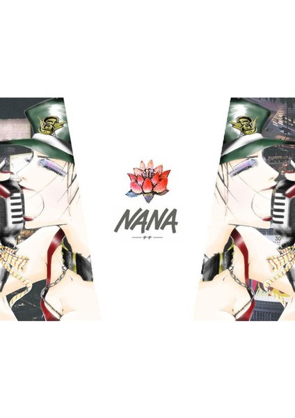 XR070 Stili Nana Oosaki Nana Lotus Cosplay Animasyon Çizgi Film Logosu Dövme Çıkartması XR070 (Yurt Dışından)