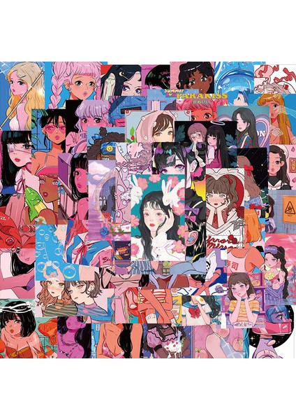 30 Adet Tarzı Pcs Retro Nostaljik Japon Çizgi Kız Sevimli Sticker Mobil Telefon Tablet Su Geçirmez Dekoratif Oyuncaklar - E-Ticaret Başlığı (Yurt Dışından) modelleri