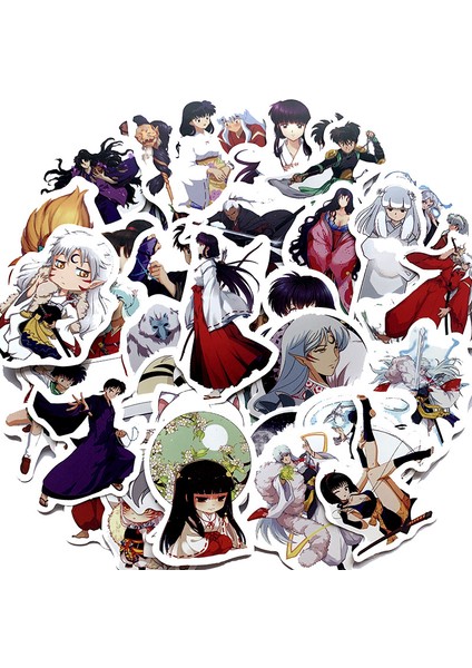 Td Zw Japonya Anime Inuyasha Çıkartmaları Su Geçirmez Sticker Laptop Motosiklet Bagaj Kar Tahtası Buzdolabı Araba Sticker (Yurt Dışından) fiyatları