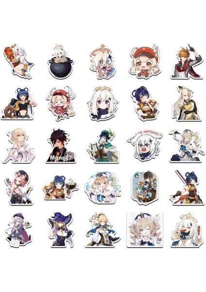 Turuncu Tarzı Genshin Etkisi Anime Çıkartmaları Su Geçirmez Kaykay Seyahat Valiz Telefon Dizüstü Bilgisayar Valiz Araba Dekor Sticker (Yurt Dışından) indirimleri