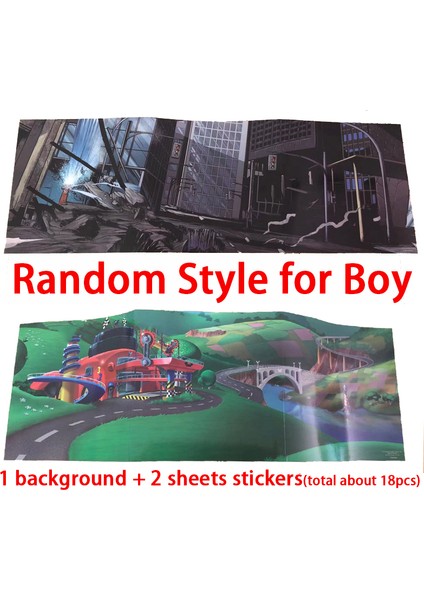 1 Takım Çocuk Karikatür Tarzı Çocuklar Sticker Kitap Kendin Yap Oyun Çizgi Hayvanat Bahçesi Deniz Hayvanları Sticker Defteri Öğrenme Eğitim Kız Erkek Çocuklar Hediye (Yurt Dışından)