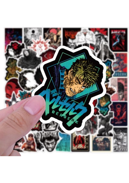 50 ADET-W1297-1298 Tarzı Pcs Çizgi Film Klasik Anime Berserk Sticker Araba Gitar Motosiklet Bagaj Bavul Kendin Yap Grafiti Sticker Etiket Çocuk F5 (Yurt Dışından) indirimleri