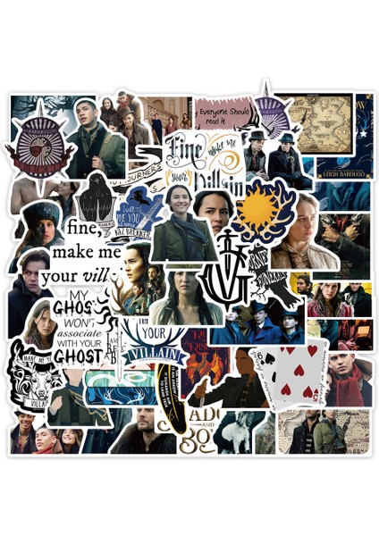 A-10 Adet Rastgele Stil Pcs Yeni Amerikan Tv Dizisi Shadow And Bone Stickerları Dıy Dekoratif Valiz Laptop Kaykay Telefon Kılıfı Su Geçirmez Sticker (Yurt Dışından) indirimleri