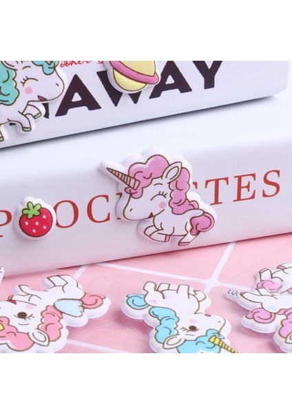 2 Sayfalık Stil5 Stil Sevimli 3D Renkli Bebek Çocuk Unicorn Ingilizce Kelimeler Dekor Sticker El Sanatları Çıkartmalar Süper Sticker Kitabı Çocuklar Için Hediye (Yurt Dışından) indirimleri