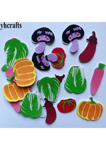 24 Adet Sebze Tarzı 1 Çanta Parlak Kelebek Köpük Sticker Yaratıcı Aktivite Ürünleri Çocuk Odası Dekorasyon Kendi El Sanatınızı Yapın Oem Özel Dıy (Yurt Dışından)