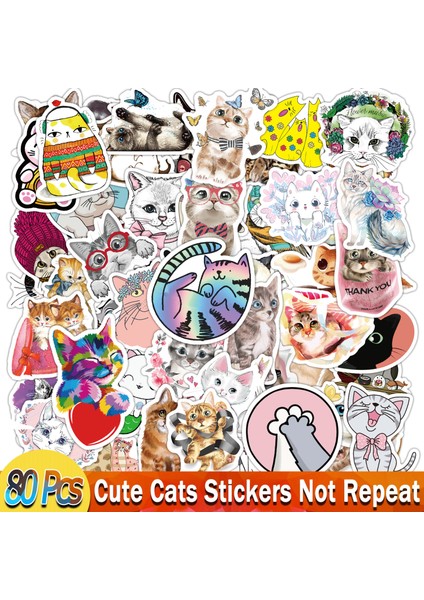 80 Sevimli Kedi Stili Çocuklar Için Harika Uzay Sticker Oyuncakları Ufo Astronot Roket Gezegen Sticker Etiketler Kaykay Araba Laptop Bisiklet Üzerinde (Yurt Dışından)