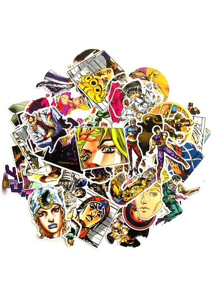 Td Zw Jojos Bizarre Macera Sticker'ları Valiz Kaykay Laptop Bagaj Buzdolabı Telefon Araba Stil Dıy Etiket Etiketlenebilir (Yurt Dışından)