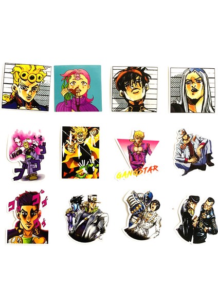 Td Zw Jojos Bizarre Macera Sticker'ları Valiz Kaykay Laptop Bagaj Buzdolabı Telefon Araba Stil Dıy Etiket Etiketlenebilir (Yurt Dışından) modelleri