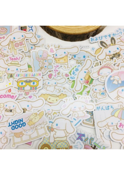 Sevimli Çizgi Kulaklar Scrapbooking Çıkartmaları Araba Kılıfı Su Geçirmez Laptop Bisiklet Defter Sırt Çantası Su Geçirmez Sticker (Yurt Dışından) modelleri