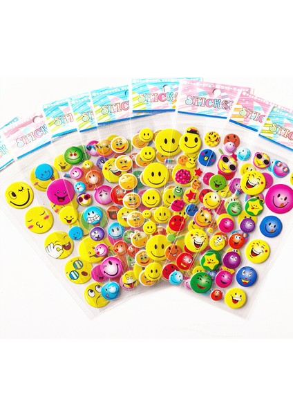 10 Yüz Rastgele Stili Kızlar Çizgi Kıyafetleri Giydirme 3D Balon Moda Pvc Stickerlar Laptop Kitap Kawaii Oyuncaklar - 10 Sayfa (Yurt Dışından)