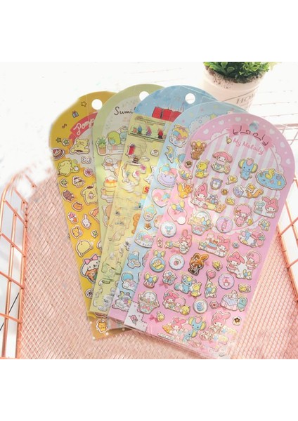 No.7 Tarzı 1 Adet Sevimli Köşe Yaratık Bronz Sticker Melodi Puding Köpek Günlük Etiket Stickerları Scrapbooking Dıy Sticker Oyuncak Hediye (Yurt Dışından)
