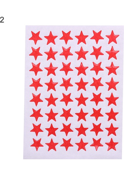 NO.44563 Stili Motivasyon Ödül Stickerlar Gülümseme Yüz Etiketler Çocuk Oyuncakları Laptop Araba Oyuncak Stickerlar Beşgen Yıldız Altın Sticker (Yurt Dışından)