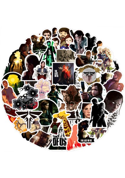 50 Adet Tarzı Sonumuzun Çizgi Filmi The Last Of Us Sticker'lar Motorlu Bisiklet Kaykay Bisiklet Dizüstü Bilgisayar Telefon Valiz Araba Için (Yurt Dışından) fiyatları
