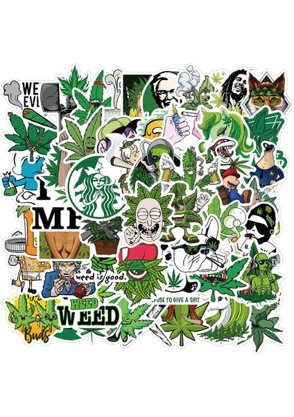 50 Adet Ot 01 Stili Komik Içki Bira Sticker Paketi Şaka Ifadesi Ot 420 Graffiti Etiket Çıkartma Kendin Yap Dizüstü Bilgisayar Motosiklet Kask Gitar Için (Yurt Dışından)