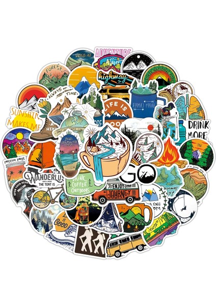 30 Adet Stil Pcs Outdoor Keşfet Dağ Tırmanışı Sticker Laptop Gitar Bagaj Su Geçirmez Graffiti Sticker Etiket Çocuk Klasik Oyuncaklar (Yurt Dışından) indirimleri