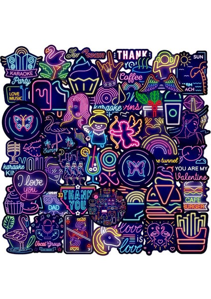 Mor Tarzı Seyahat Şehir Manzara Çizgi Film Grafiti Sticker Dıy Motosiklet Kaykay Defter Valiz Su Geçirmez Sticker Etiket (Yurt Dışından)