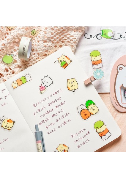 No.2 Tarzı Sevimli Çizgi Film Japon Sumikko Gurashi Pvc Dekoratif Stickerlar Dıy Scrapbooking Kedi Ayı Etiket Sticker Günlük Albüm Oyuncakları (Yurt Dışından) fiyatları