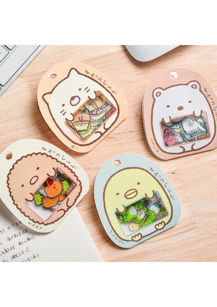 No.2 Tarzı Sevimli Çizgi Film Japon Sumikko Gurashi Pvc Dekoratif Stickerlar Dıy Scrapbooking Kedi Ayı Etiket Sticker Günlük Albüm Oyuncakları (Yurt Dışından) indirimleri
