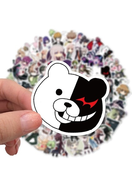 RASTGELE10 Adet Tarzı Danganronpa Trigger Happy Havoc Anime Sticker Seti - Buzdolabı Araba Kask Kutu Bisiklet Gitar Defter Kaykay Için (Yurt Dışından)